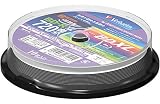 10 Verbatim Bluray 100gb BD-R XL Triple Layer 4x Speed Blu-ray Inkjet Printable Discs