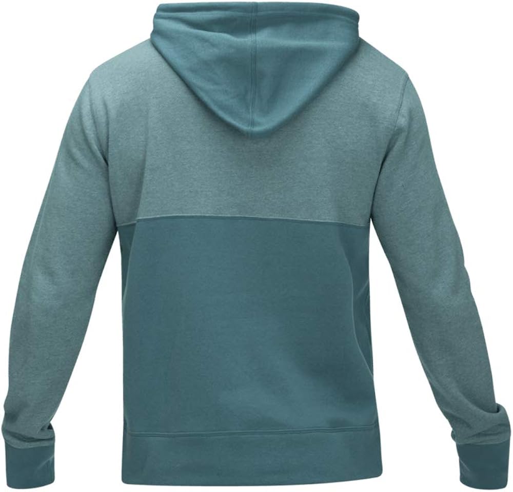 Hurley Men's Crone Textured Fleece Pullover Hoodie, Mineral Teal - S: Clothing