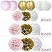 Premium Baby Shower Decorations for Girls Pink and Gold 39 Piece SET BABY SHOWER IT’S A GIRL Banner Flower Pom Poms Paper Lanterns Balloons Honeycomb Ball Tassels Gender Reveal