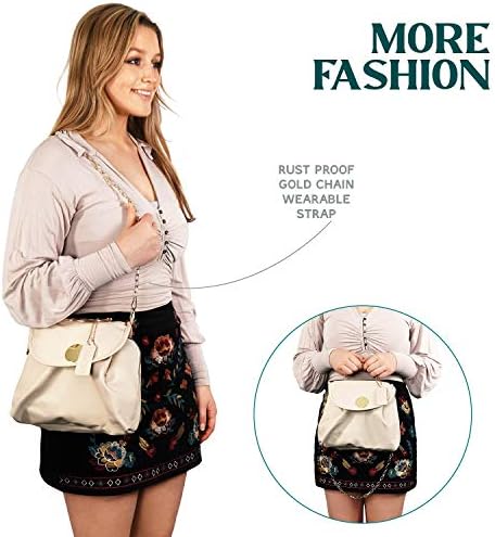 Chandelli Toiletry Bag Fashionable Makeup Bags for Women and Travel Size Toiletries use as a Travel Makeup Bag and Cosmetic Bag (Cream) 2 Chandelli Toiletry Bag Fashionable Makeup Bags for Women and Travel Size Toiletries use as a Travel Makeup Bag and Cosmetic Bag (Cream)