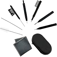 8 Stück Hörgeräteverstärker-Reinigungswerkzeuge, Ohrhörer/Kopfhörer/Airpods-Reiniger-Bürsten-Sets mit Etui