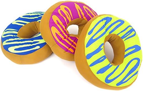 Shopitivity LLC Plush donut pillows set of 3. Large fun accent p[illows for kids room, family room etc. 10