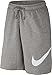 Nike Men's Sportwear Club Shorts, Charcoal Heather/Black, X-Large