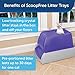 PetSafe ScoopFree Taupe Front-Entry Uncovered Ultra Self Cleaning Cat Litter Box - Hands Free Cleaning - Crystal Litter Absorbs Odor - Leak Proof Tray - Easy Cat Waste Disposal