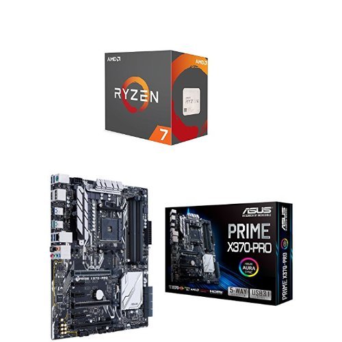 Amd yd180xbcaewof ryzen 7 1800x processor & asus prime x370-p…