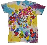 Swirling Mushrooms Mushroomtopia Tie Dye Graphic T-Shirt