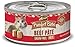 Merrick Purrfect Bistro Grain Free Premium Soft Canned Pate Adult Wet Cat Food, High Protein Beef Recipe - 5.5 OZ Can
