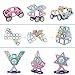 Romboss 111Pcs Magnetic Blocks 3D Creative Magnet Building Tiles Preschool Construction Educational Blocks Toys Set for Age 3+ Boys Girls Children Kids Gifts