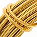 The Beadsmith Anodized Aluminum Wire – 12 Gauge – 39 feet – Gold Color – Bendable Craft Wire Used to Jewelry Making, Wire Wrapping, Sculpting, Floral, Modeling and Other DIY Arts & Crafts