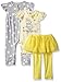 Gerber Baby Girls' 3-Piece Coverall, Bodysuit and Pant Set, Daisies, 6-9 Months