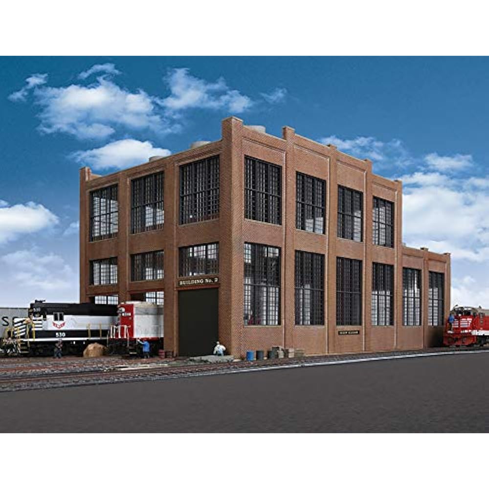 Walthers HO Scale Rail Shops Cornerstone Series174 Railroad Kit 171/8