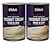 Dairy-free Unsweetened Coconut Milk Extra Thick Cream Lactose Free Kosher 13.5-oz Can - Pack of 2 - By Ushia