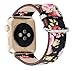 Pantheon Designer Leather Watch Band Compatible with Apple iWatch Series 4 3 2 1, 42mm / 44mm