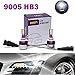 9005 HB3 LED Headlight Bulbs 12000LM 120W 6000K Cool White COB Chips Replace High Beam/Low Beam/Fog Light Plug & Play (Pair)