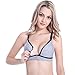 Vemure Cotton Maternity Nursing Sleep Bra for Breastfeeding Wireless Soft Cup Front Button Clip Down Bras
