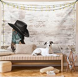 Ambesonne Western Tapestry, Traditional Rodeo