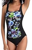 JAATEE Women's One-Piece Backless Swimsuits Bathing Suits Swimwear