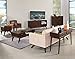 Simpli Home 3AXCDRP-08 Draper Solid Hardwood 60 inch wide Mid Century Modern TV media Stand in Medium Auburn Brown For TVs up to 65 inches