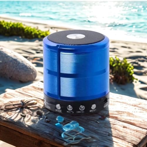 Mini Caixinha de Som Bluetooth Portátil WS-887 USB SD Rádio FM – Mini Speaker Envio Sortido
