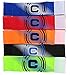 Ancefine Stripe Elastic Adult Youth Soccer Captain Armband,5-Pack (Green)