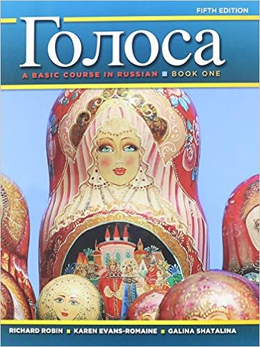 Golosa A Basic Course In Russian Book One Plus Audio Cds Sam And Dictionary 5th Edition Robin Richard M Evans Romaine Karen Shatalina Galina 9780205208906 Amazon Com Books