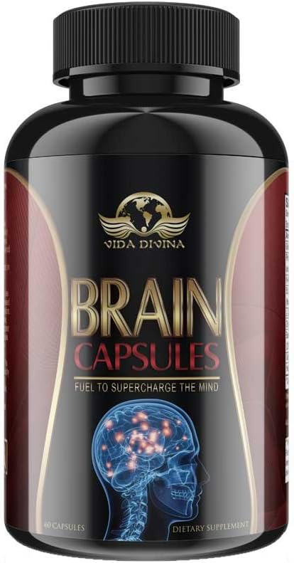 Brain Capsules,Dr Esther's formulated Vidadivian's Popular ''Brain'' function capsules 60 count