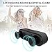W-KING Bluetooth Speakers, 6W Portable Wireless Bluetooth Speaker with Rich Bass Loud Dual Stereo Sound IPX5 Waterproof Outdoor Speaker, Built-in Mic Perfect for Beach, Party, Dance (Black)