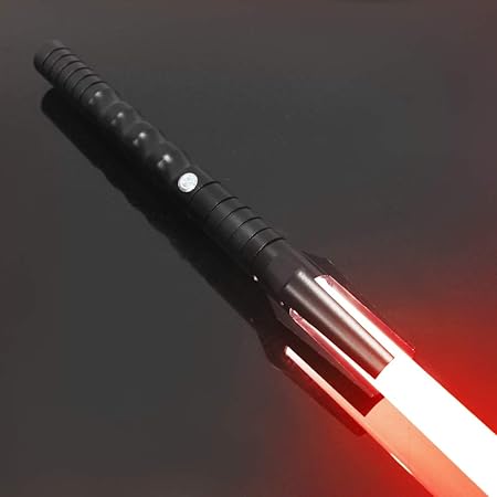 Amazon Ydd Geniusライトセーバー Led フォースfx Rgb 16 カラー 変更可能 三つめ 金属製黒ハンドル 脱着式 アダルト と キーズ用 サポート リアル ヘビー デュエル プレゼント おもちゃ おもちゃ