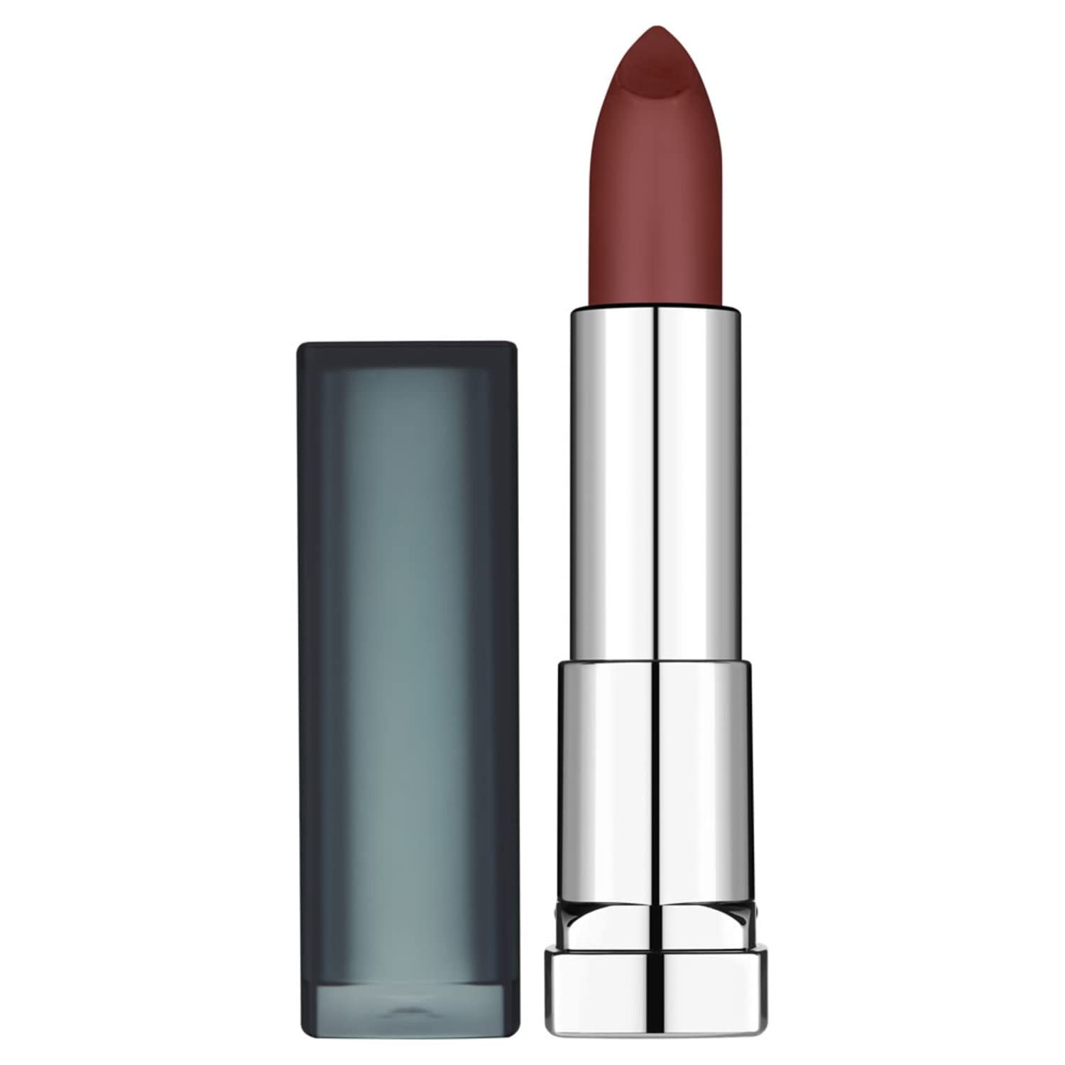 Maybelline Lipstick with Matte & Satin Finish, Colour Sensational Moisturizing Lip Colour with Honey Nectar & Shea Butter, Smooth & Non-Drying, Red Lipstick 975 Divine Wine — image 1