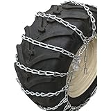 TireChain.com 4.80 x 8, 4.80 8 Medium DutyTractor Tire Chains Set of 2