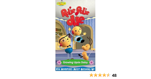 Amazon Com Rolie Polie Olie Growing Upsie Daisy Vhs Cole Caplan Adrian Truss Kristen Bone Joshua Tucci Robert Smith Catherine Disher Len Carlson Michael Cera Ben Joseph Bruce Robb Dave Dias