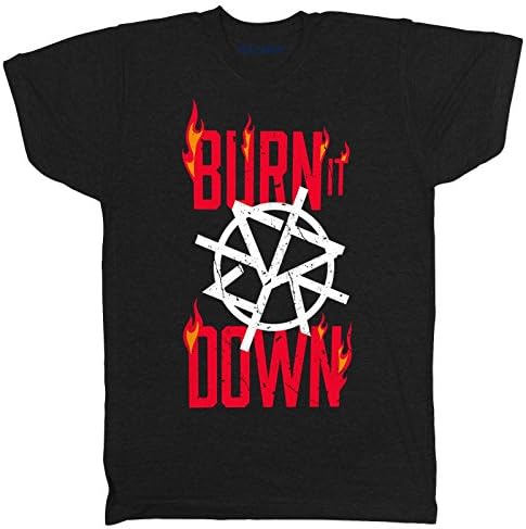 DesignTshirtsDirect Seth Rollins Burn It Down Wrestling Wrestler UFC MMA Japan Pro T Shirt