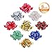 Zoe Deco Gift Bows (Multiple Colors, 5” Wide, 18 Loops, 9 Pack), Weather Resistant Gift Bow, Colorful and Eye-catching Pull Bows, Bows for Gifts, Gift Bows for Presents, Gift Wrapping and Decoration