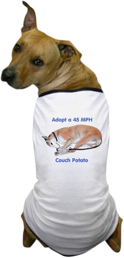 Amazon Com Cafepress 45 Mph Couch Potato Dog T Shirt Dog T Shirt