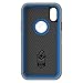 OtterBox DEFENDER SERIES SCREENLESS Case Case for iPhone Xs & iPhone X - Retail Packaging - MARATHONER (COWABUNGA BLUE/GUNMETAL GREY)