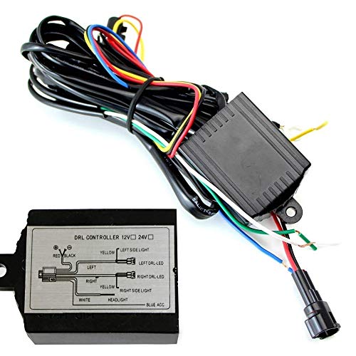 iJDMTOY (1) Universal LED Daytime Running Light Automatic ... fuse box toys 