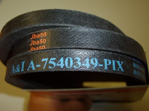 754-0349, 954-0349 Replacement belt made with Kevlar. For MTD, Cub Cadet, Troy Bilt, Black, YardMan