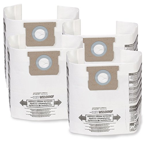 WS32090F2 Shop Vacuum Dust Collection Bag, 6