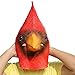 CreepyParty Deluxe Novelty Halloween Costume Party Latex Bird Cardinals Head Mask Linnet