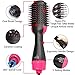 Hair Dryer Brush, One Step Hot Air Brush, Hair Volumizer Curler Straightener Styler, Salon Negative Ion Ceramic Electric Blow Combthumb 2