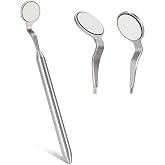 JMU Double-Sided Dental Mirror #5 Stainless Steel 1 Pc/Pack | Anti-Fog Coating, Non-Slip Handle, Professional Intraoral Examination &amp; Oral Care