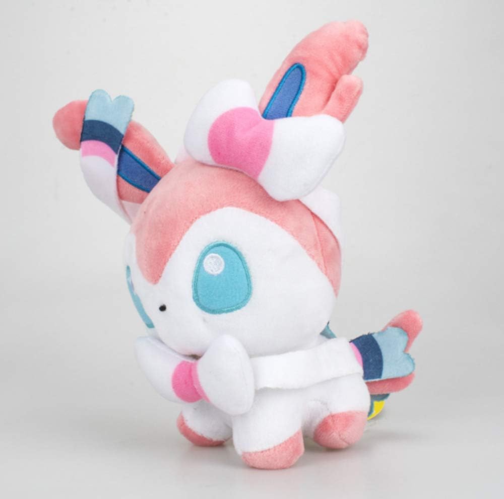 Espeon & Umbreon Plush Figure Toy 7-8" Game Collectible Stuffed (Sylveon)
