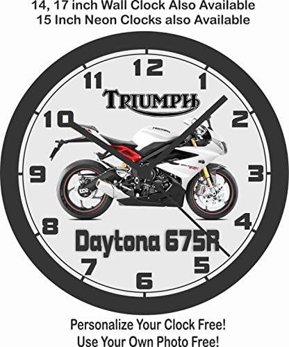 2017 TRIUMPH DAYTONA 675R WALL CLOCK-FREE US SHIP