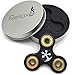 Rellaxe Anti-Anxiety Black & Gold Hand Spinner Helps Focusing Black Fidget Spinner [Not 3D] Premium Quality EDC Focus for Kids & Adults -Stress Reducer Relieves ADHD Anxiety Fidget Toy Bearing Si3N4