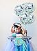 Mermaid Confetti Balloons 20pcs, White Dark Purple Light Purple Aqua Blue Gold Confetti Balloon 12