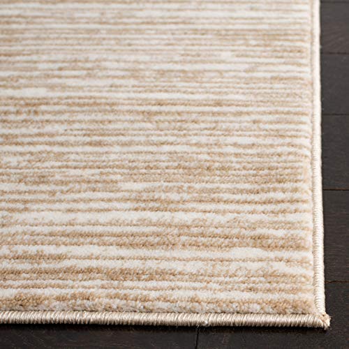 SAFAVIEH Vision Collection Runner Rug 2'2" x 6', Creme, Modern Ombre
