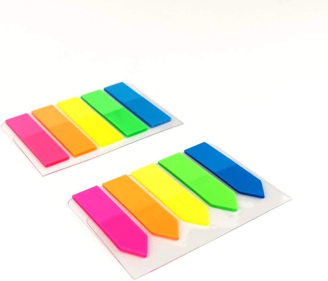 D.RECT Index Index Tabs PET Film 45 x 12 mm 5 x 25 SZT Arrows, Multicolor, 9347, 1 Pieces - Image 5