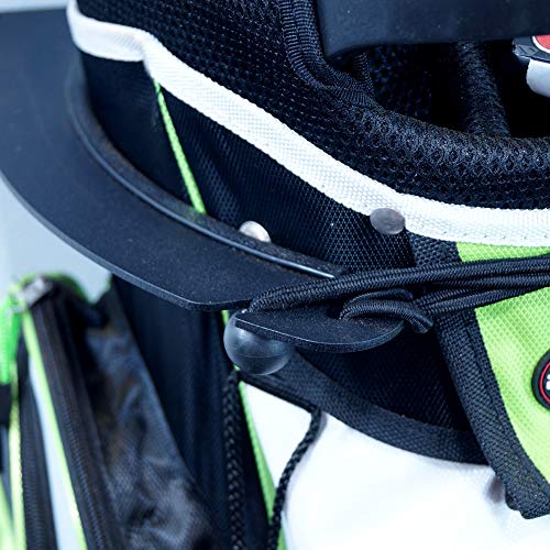 Koova Golf Bag Storage Rack- Wall Mount Garage Organizer for Golf Clubs - Fits Any Size Cart or Stand Bag - Easy to Install and Use - Gets Your Clubs Off The Floor - Made in USA