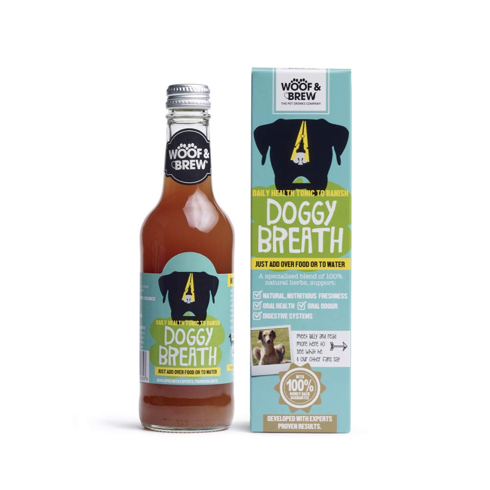 WOOF&BREW Doggy Breath Tonic - Fresh Breath for Dogs