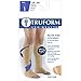 Truform Short Length 20-30 mmHg Compression Stocking for Men and Women, Reduced Length, Open Toe, Beige, X-Large